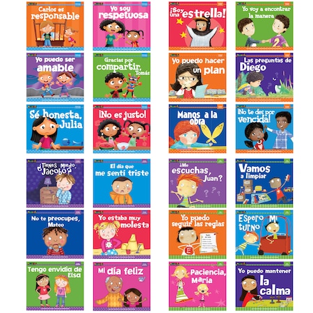 Newmark Learning MySELF Readers Set, Spanish, Set of 24 NL-3319